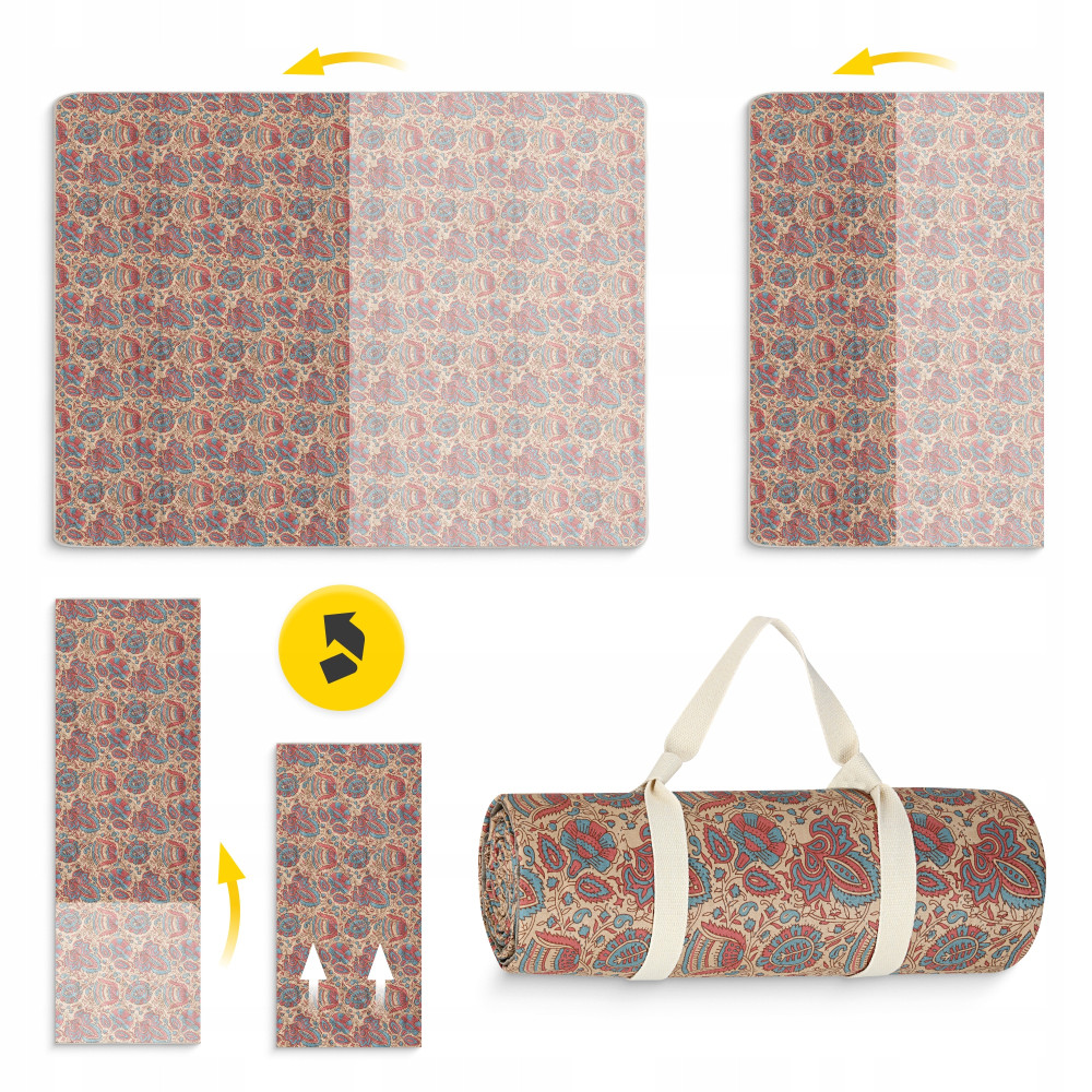 Килимок для пікніка та кемпінгу 4FIZJO 200 x 150 см складний (P-5905973405720)