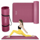 Коврик (мат) спортивный 4FIZJO NBR 180 x 60 x 1.5 см для йоги и фитнеса Burgundy (P-5905973406710)