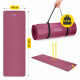 Коврик (мат) спортивный 4FIZJO NBR 180 x 60 x 1.5 см для йоги и фитнеса Burgundy (P-5905973406710)