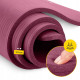 Коврик (мат) спортивный 4FIZJO NBR 180 x 60 x 1.5 см для йоги и фитнеса Burgundy (P-5905973406710)