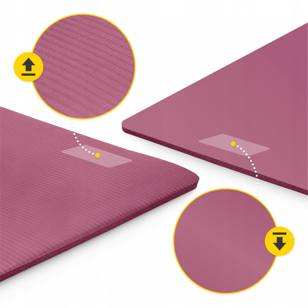 Коврик (мат) спортивный 4FIZJO NBR 180 x 60 x 1.5 см для йоги и фитнеса Burgundy (P-5905973406710)