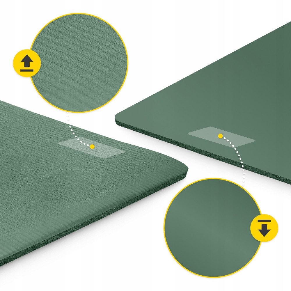 Коврик (мат) спортивный 4FIZJO NBR 180 x 60 x 1.5 см для йоги и фитнеса Navy Green (P-5905973406727)