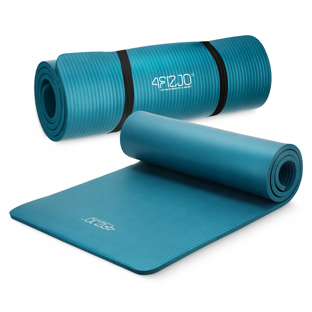 Коврик (мат) спортивный 4FIZJO NBR 180 x 60 x 1.5 см для йоги и фитнеса Sea Green (P-5905973406734)