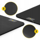 Коврик (мат) спортивный 4FIZJO NBR 190 x 100 x 1.5 см для йоги и фитнеса Black (P-5905973407120)