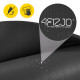 Коврик (мат) спортивный 4FIZJO NBR 190 x 100 x 1.5 см для йоги и фитнеса Black (P-5905973407120)