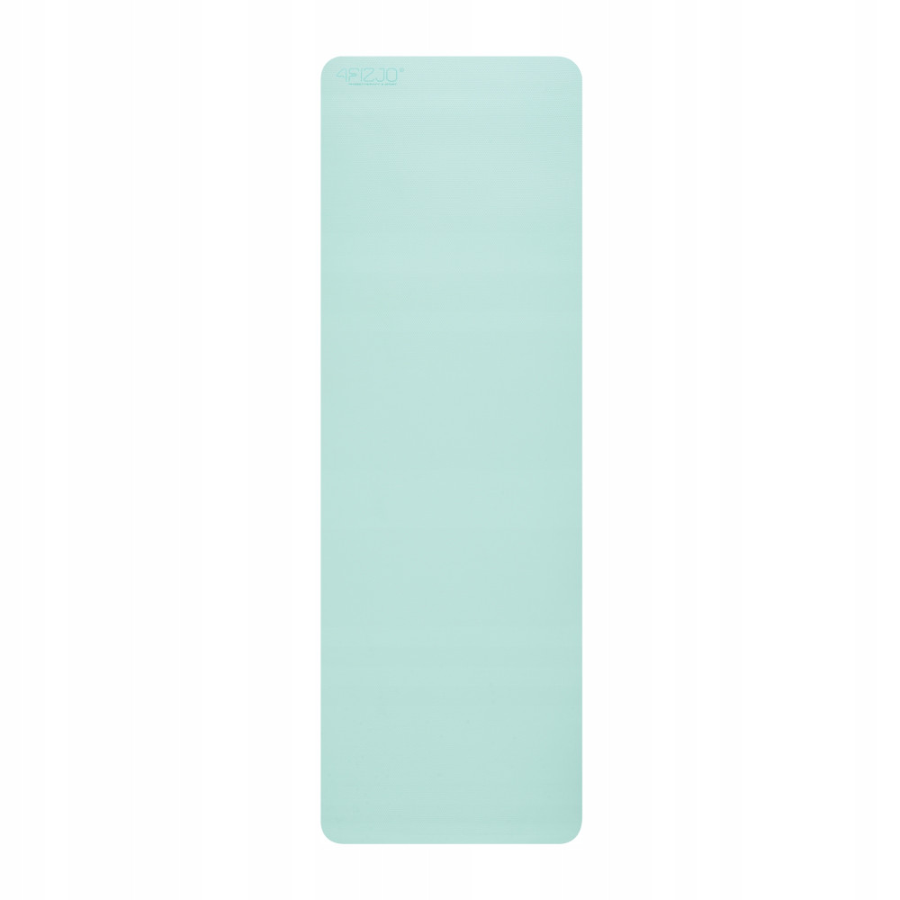 Килимок (мат) спортивний 4FIZJO TPE 180 x 60 x 0.6 см для йоги та фітнесу Mint/Grey (P-5907739317070)