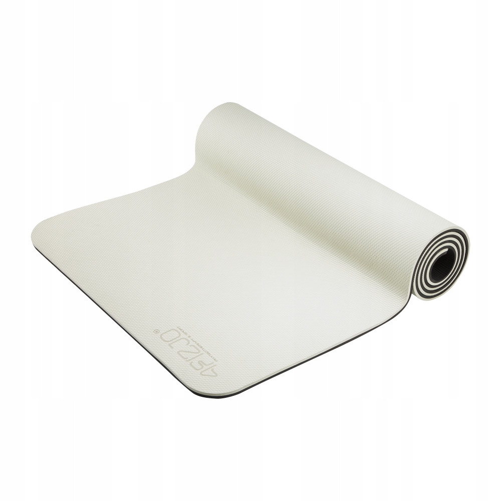 Коврик (мат) спортивный 4FIZJO TPE 180 x 60 x 0.6 см для йоги и фитнеса Grey/Black (P-5907739317100)
