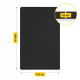 Коврик (мат) спортивный 4FIZJO TPE Gigant 200 x 125 x 2 см для йоги и фитнеса Black (P-5907739318992)