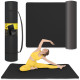 Коврик (мат) спортивный 4FIZJO TPE Gigant 200 x 125 x 2 см для йоги и фитнеса Black (P-5907739318992)