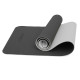 Килимок спортивний Cornix TPE 183 x 61 x 0.6 см для йоги та фітнесу XR-0349 Black/Grey