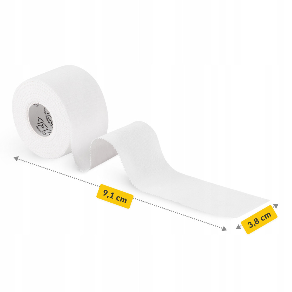 Лента (тейп) для пальцев 4FIZJO Sport Tape 3.8 см x 9.1 м жесткая White (P-5905973400831)