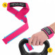 Лямки для станової тяги 4FIZJO Deadlift Straps Pink (P-5905973402293)