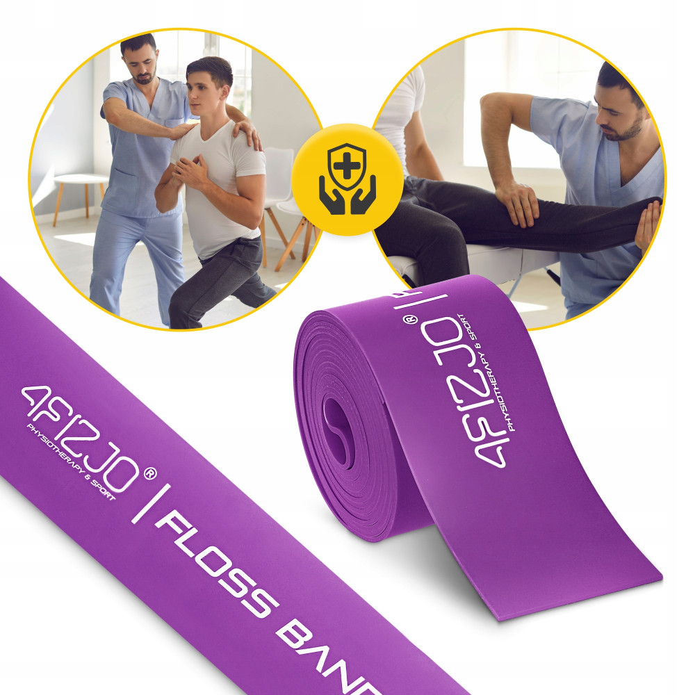 Лента компрессионная для флоссинга 4FIZJO Floss Band 207 x 5 x 0.1 см Violet (P-5905973405201)
