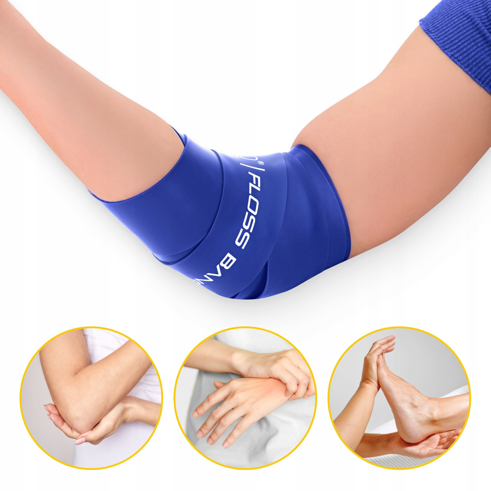 Лента компрессионная для флоссинга 4FIZJO Floss Band 207 x 5 x 0.15 см Blue (P-5905973405232)