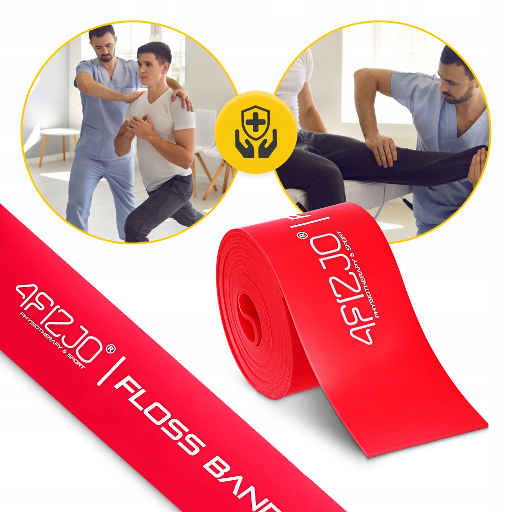 Стрічка компресійна для флосингу 4FIZJO Floss Band 207 x 5 x 0.15 см Red (P-5905973405249)