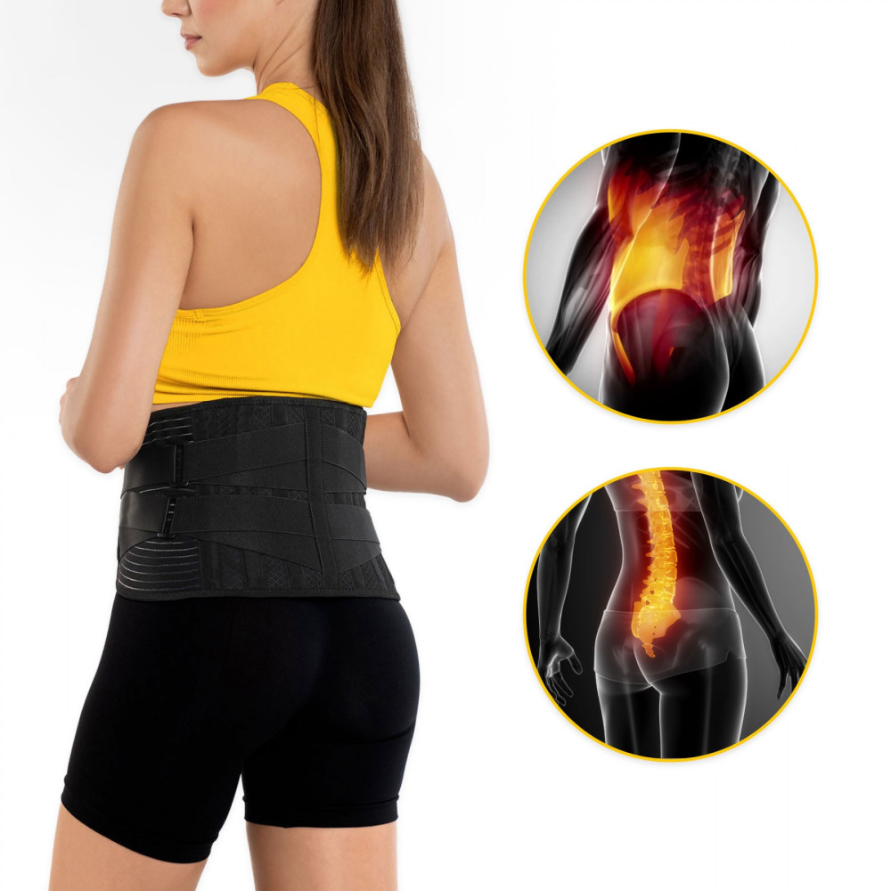 Пояс (бандаж) для поясничного отдела позвоночника 4FIZJO 4FJ0491 Size S (P-5907739317544)