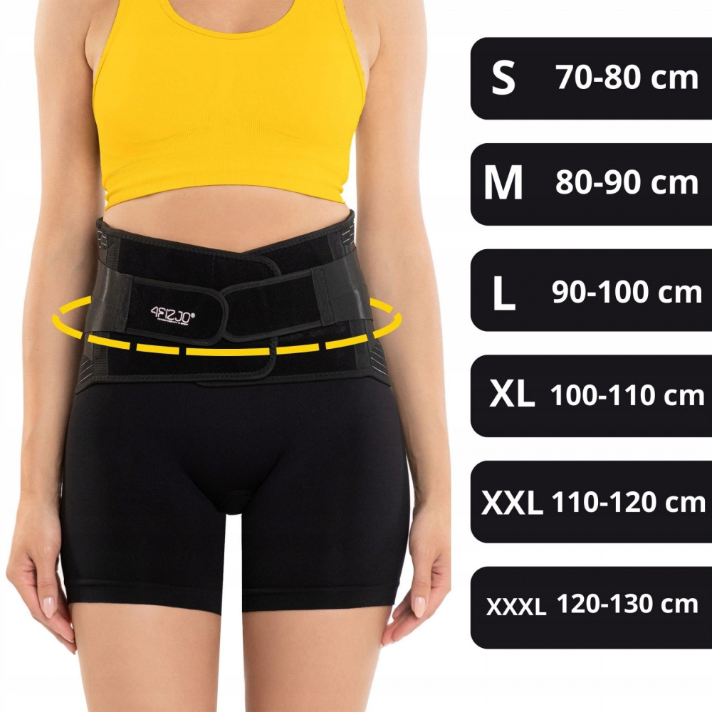 Пояс (бандаж) для поясничного отдела позвоночника 4FIZJO 4FJ0491 Size S (P-5907739317544)