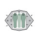 Намет двомісний Pinguin Gemini 150, Green (PNG 111)