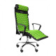 Килимок акупунктурний 4FIZJO Аплікатор Кузнєцова з валиком 128 x 48 см Black/Green 4FJ0048 (P-5907222931769)