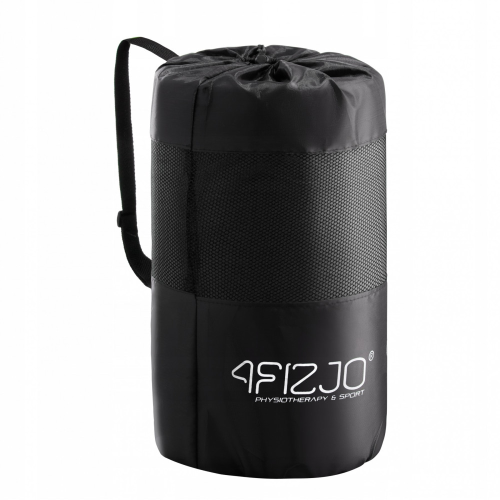 Килимок акупунктурний 4FIZJO Аплікатор Кузнєцова з валиком 72 x 42 см Black/Yellow 4FJ0086 (P-5907739310613)