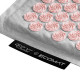 Килимок акупунктурний 4FIZJO Eco Mat Аплікатор Кузнєцова з подушкою 68 x 42 см Grey/Pink 4FJ0228 (P-5907739312174)
