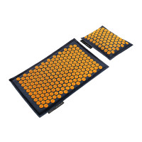 Килимок акупунктурний 4FIZJO Eco Mat Аплікатор Кузнєцова з подушкою 68 x 42 см Navy Blue/Orange 4FJ0229 (P-5907739312143)