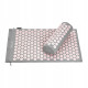 Килимок акупунктурний 4FIZJO Аплікатор Кузнєцова з валиком 72 x 42 см Grey/Pink 4FJ0287 (P-5907739313287)