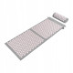 Килимок акупунктурний 4FIZJO Аплікатор Кузнєцова з валиком 128 x 48 см Grey/Pink 4FJ0288 (P-5907739313294)