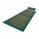 Килимок акупунктурний 4FIZJO Аплікатор Кузнєцова з валиком 128 x 48 см Navy Green/Gold 4FJ0289 (P-5907739313317)
