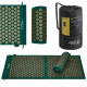 Килимок акупунктурний 4FIZJO Аплікатор Кузнєцова з валиком 128 x 48 см Navy Green/Gold 4FJ0289 (P-5907739313317)