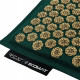 Килимок акупунктурний 4FIZJO Eco Mat Аплікатор Кузнєцова з подушкою 130 x 50 см Navy Green/Gold 4FJ0290 (P-5907739313614)