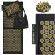 Килимок акупунктурний 4FIZJO Eco Mat Аплікатор Кузнєцова з подушкою 130 x 50 см Black/Gold 4FJ0291 (P-5907739313591)