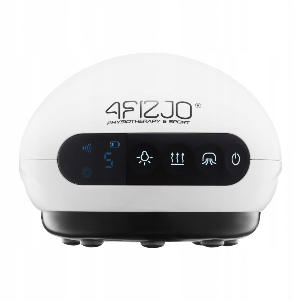 Масажна вакуумна банка 4FIZJO акумуляторна з ІЧ прогріванням 4FJ0516 White (P-5907739318688)