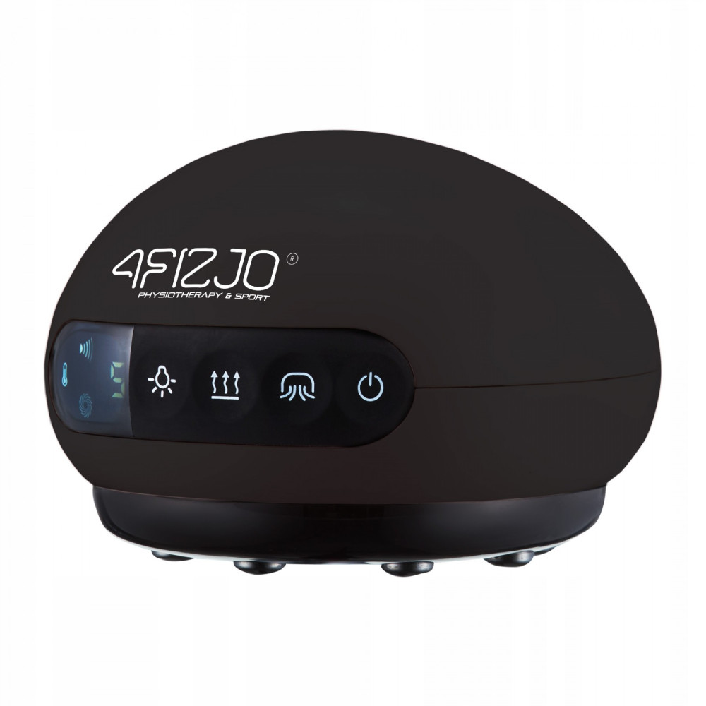 Масажна вакуумна банка 4FIZJO акумуляторна з ІЧ прогріванням 4FJ0517 Black (P-5907739318695)