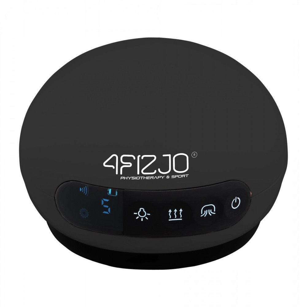 Масажна вакуумна банка 4FIZJO акумуляторна з ІЧ прогріванням 4FJ0517 Black (P-5907739318695)
