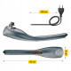 Ручний вібраційний масажер для тіла 4FIZJO Long Stick 7 в 1 4FJ0555 Grey (P-5907739319135)