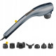 Ручний вібраційний масажер для тіла 4FIZJO Long Stick 7 в 1 4FJ0555 Grey (P-5907739319135)