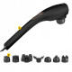 Ручний вібраційний масажер для тіла 4FIZJO Long Stick 7 в 1 4FJ0556 Black (P-5907739319142)