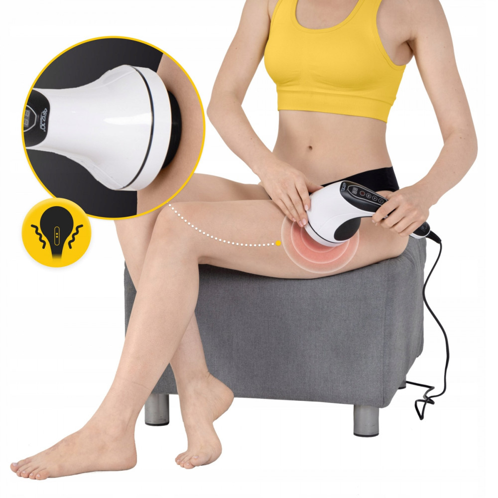 Ручной антицеллюлитный массажер для тела 4FIZJO Body Shaping 4 в 1 4FJ0557 White (P-5907739319111)