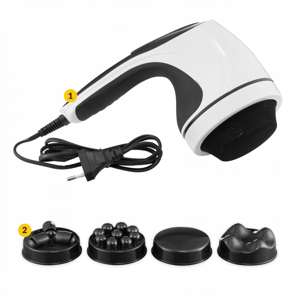 Ручной антицеллюлитный массажер для тела 4FIZJO Body Shaping 4 в 1 4FJ0557 White (P-5907739319111)