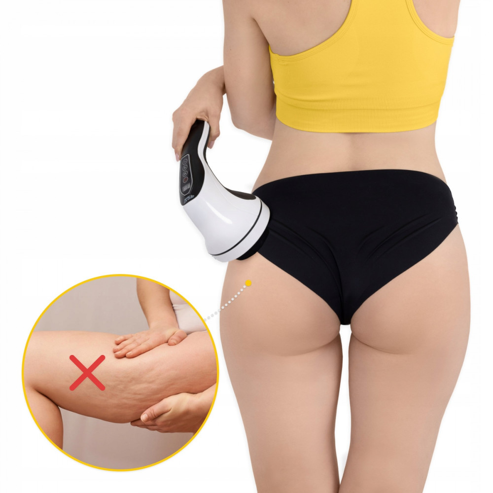 Ручной антицеллюлитный массажер для тела 4FIZJO Body Shaping 4 в 1 4FJ0557 White (P-5907739319111)