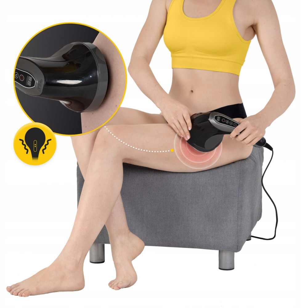 Антицелюлітний ручний масажер для тіла 4FIZJO Body Shaping 4 в 1 4FJ0558 Black (P-5907739319128)