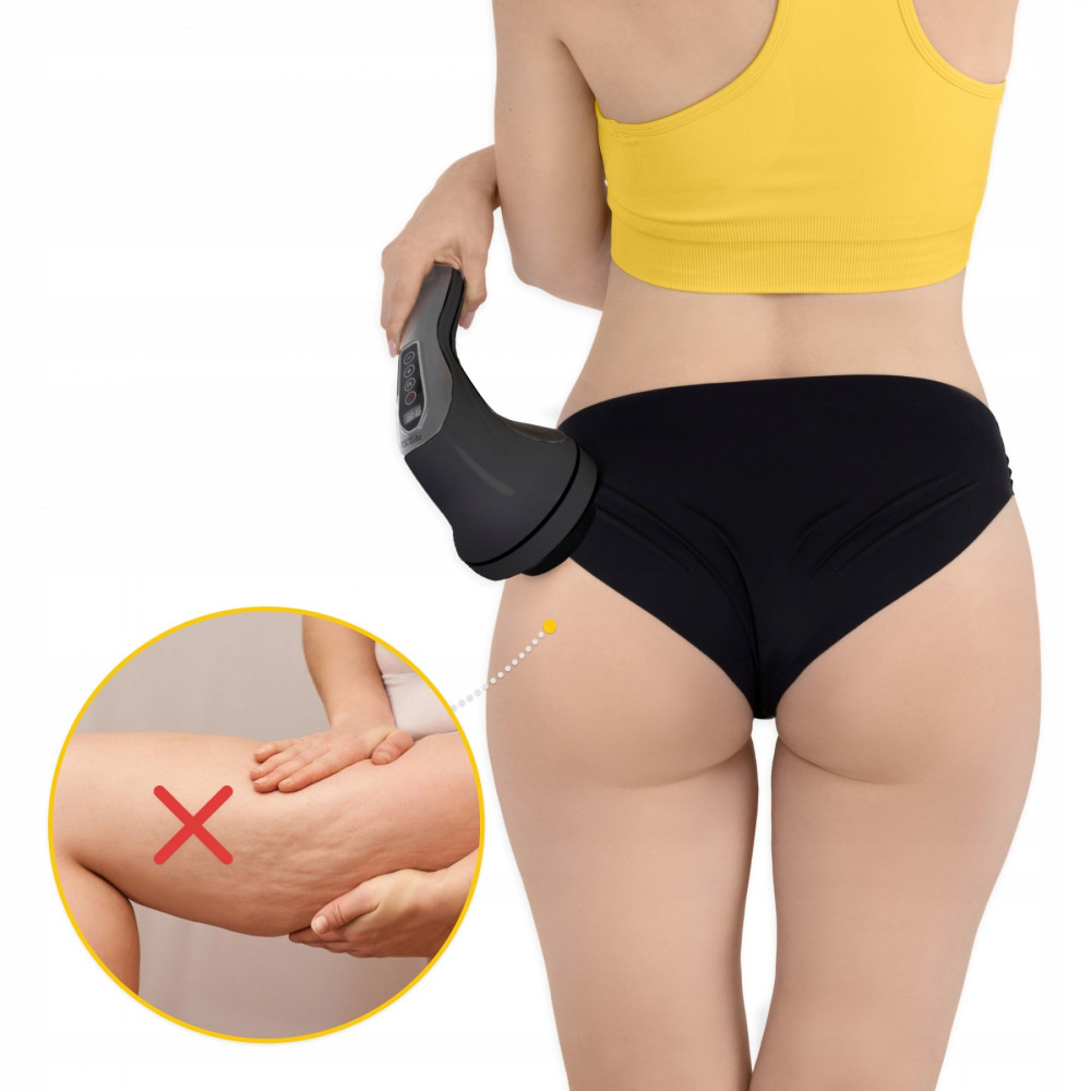 Антицелюлітний ручний масажер для тіла 4FIZJO Body Shaping 4 в 1 4FJ0558 Black (P-5907739319128)