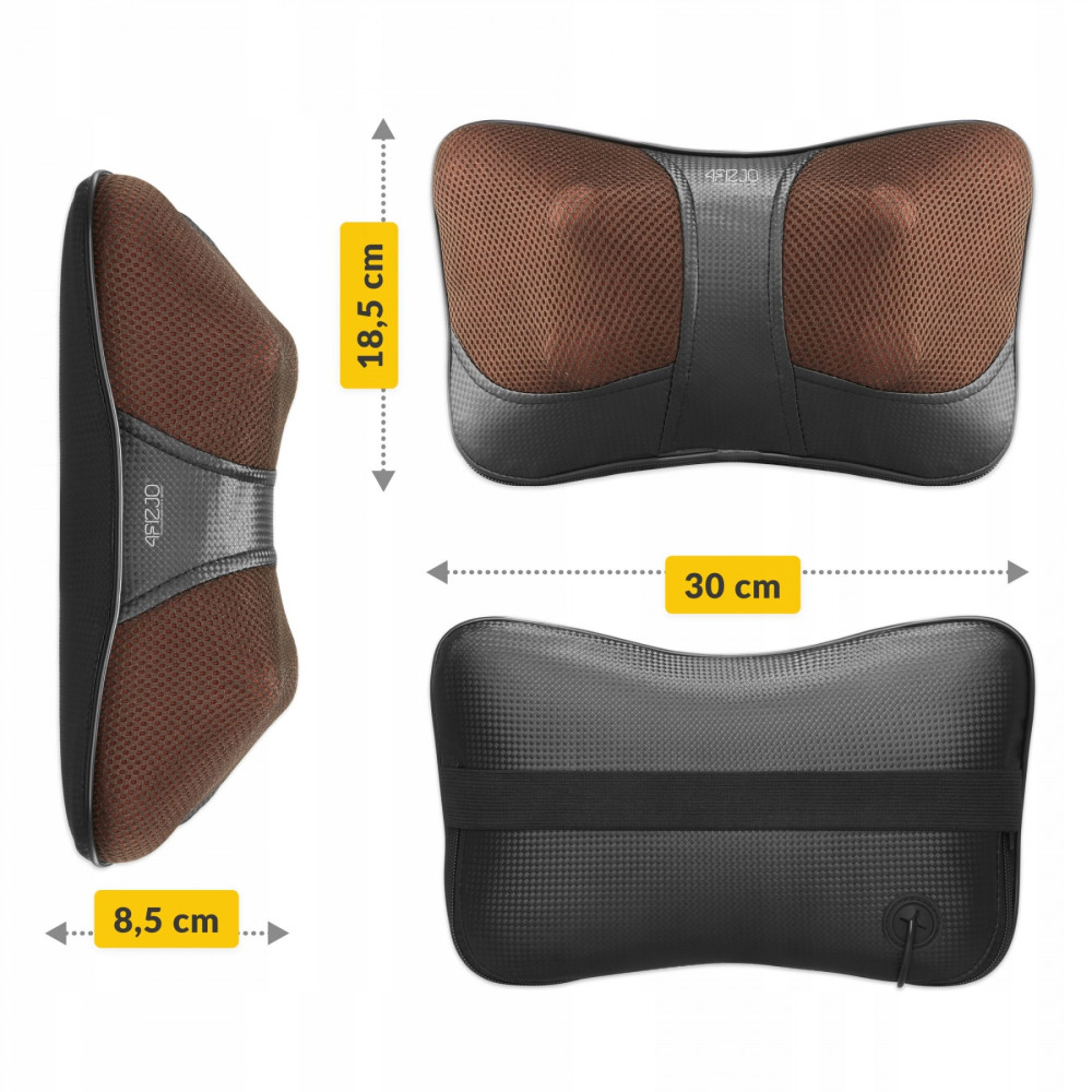 Подушка-масажер 4FIZJO Shiatsu Ultra+ 4FJ0559 Brown (P-5907739319180)