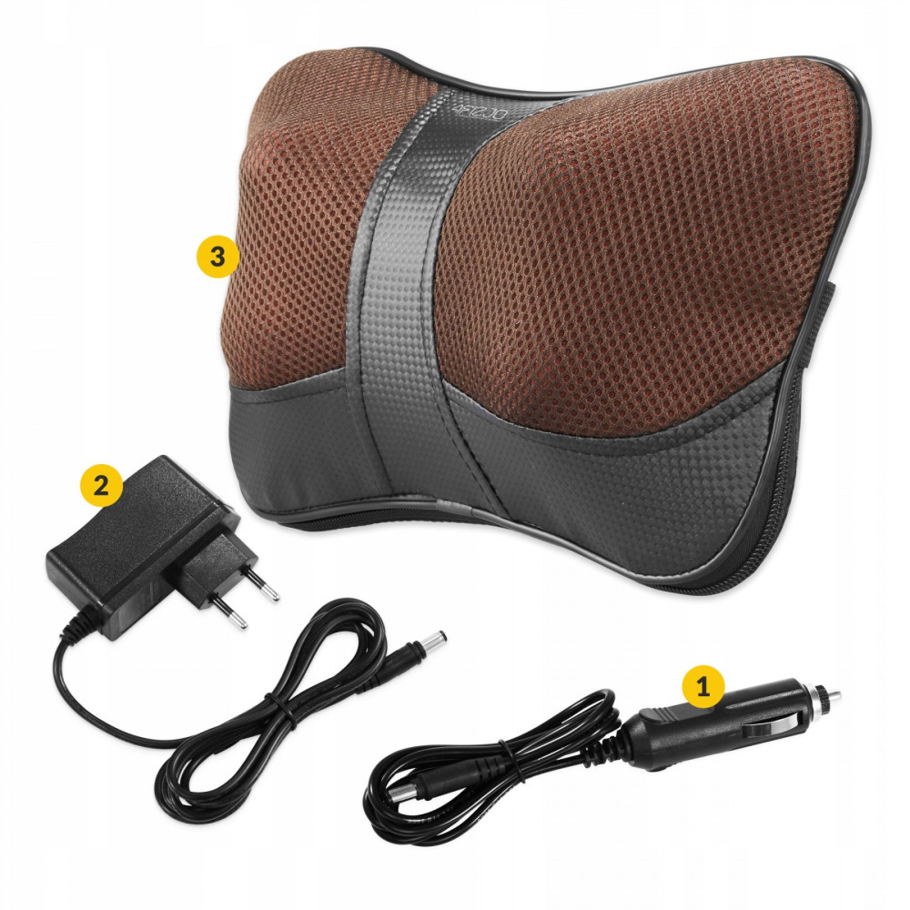 Подушка-масажер 4FIZJO Shiatsu Ultra+ 4FJ0559 Brown (P-5907739319180)