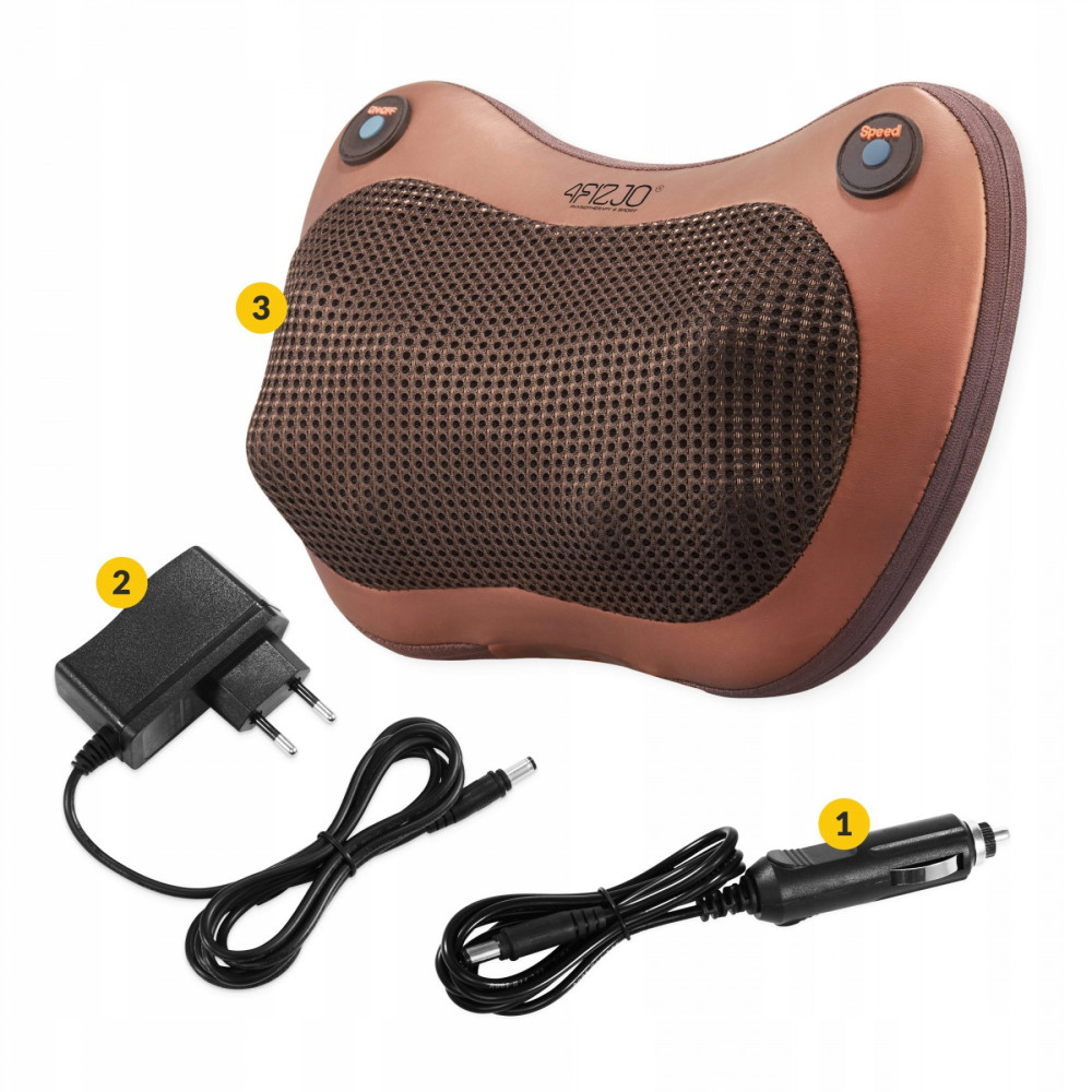 Подушка-масажер 4FIZJO Shiatsu Pro+ 4FJ0561 Brown (P-5907739319166)
