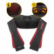 Накидка-масажер 4FIZJO Shiatsu Pro+ для шиї та спини 4FJ0565 Black/Red (P-5907739319074)
