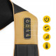 Накидка-масажер 4FIZJO Shiatsu Ultra+ для шиї та спини, акумуляторна 4FJ0566 Black/Gold (P-5907739319081)