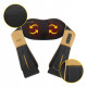 Накидка-масажер 4FIZJO Shiatsu Ultra+ для шиї та спини, акумуляторна 4FJ0566 Black/Gold (P-5907739319081)