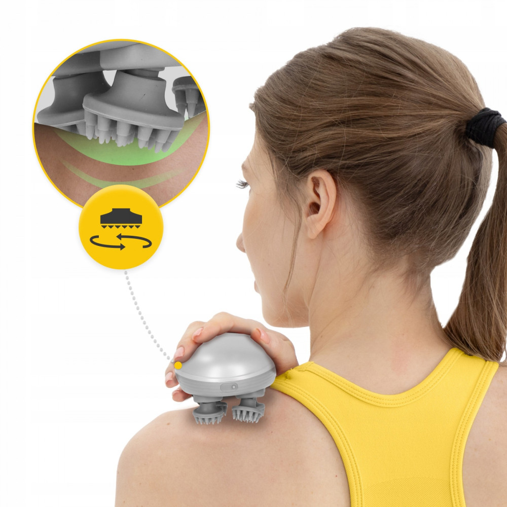 Электрический массажер для головы 4FIZJO Smart Head Massager 4FJ0619 White (P-5907739319500)